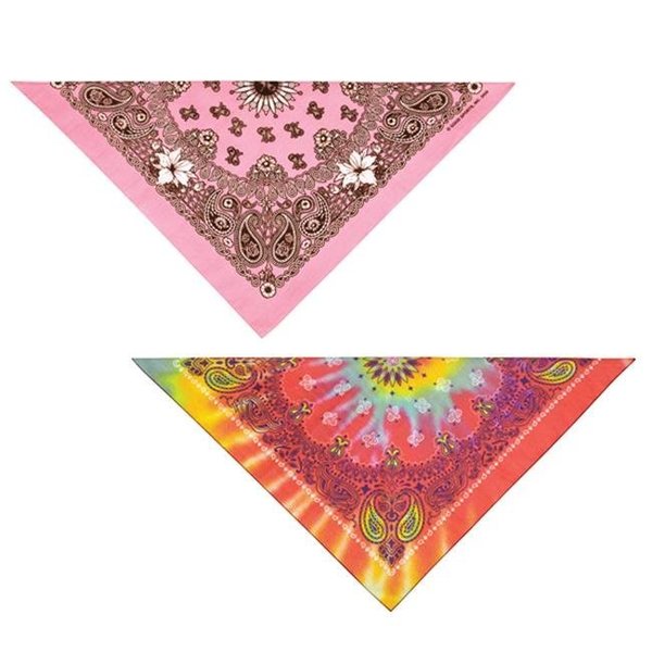 Perfectpet Paisley 22 x 22 In Bandana Tie Dye PE807553